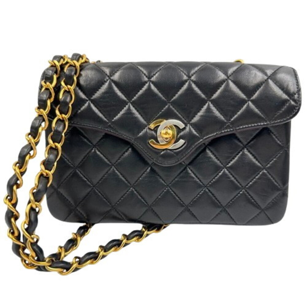 CHANEL Chain Matelassé 18 Shoulder Bag, Paris Limited Edition, Lambskin Leather